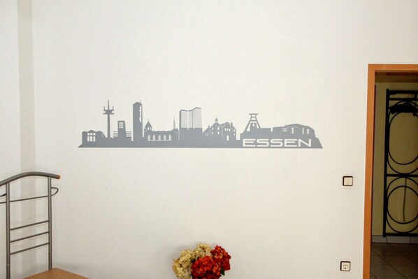 Interior - FeWo Galliet 1: 87sqm, 2 BR, balcony, quiet & close to trade fair (NRW)