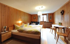 1 bedroom, travel crib, WiFi, bed sheets