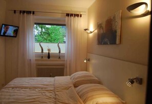 1 dormitorio, caja fuerte, cuna de viaje y wifi