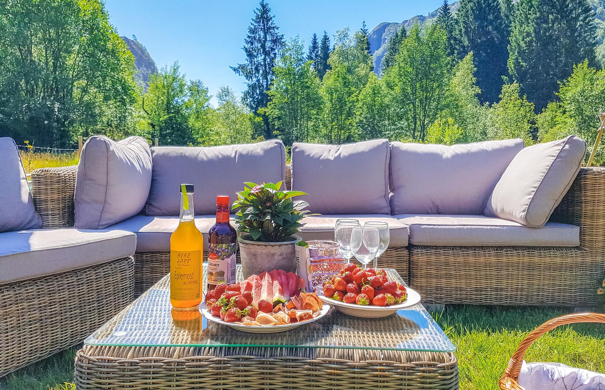 Overnattingsstedets uteområder