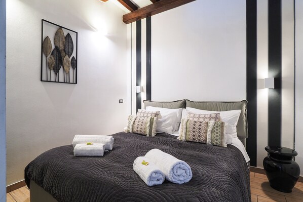 1 bedroom, iron/ironing board, travel crib, free WiFi