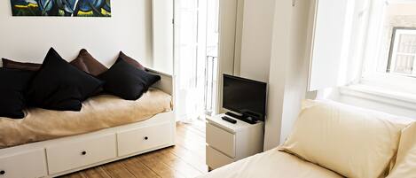 1 Schlafzimmer, Bügeleisen/Bügelbrett, kostenloses WLAN, Bettwäsche