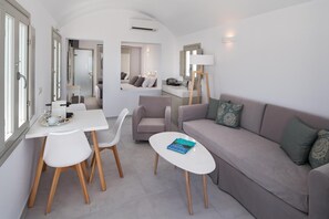 32-inch flat-screen TV with cable channels, TV