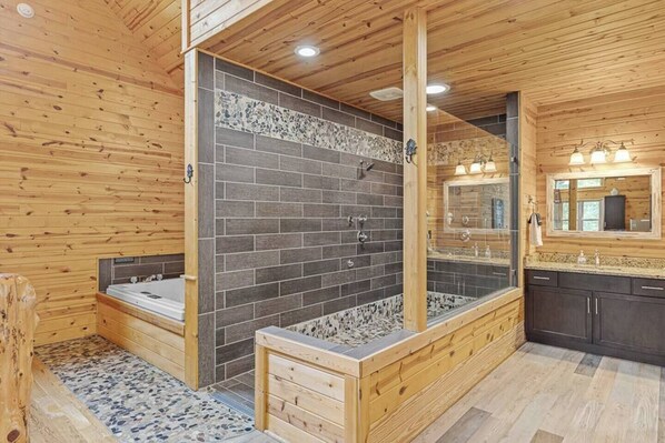 Dusche, Handtücher, Seife