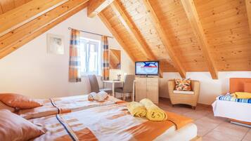 3 chambres, draps fournis