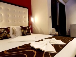 In-room safe, desk, soundproofing, free cots/infant beds