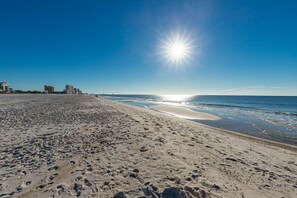On the beach