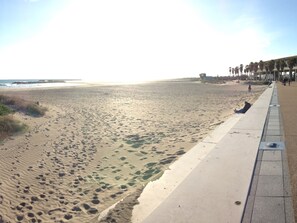 On the beach