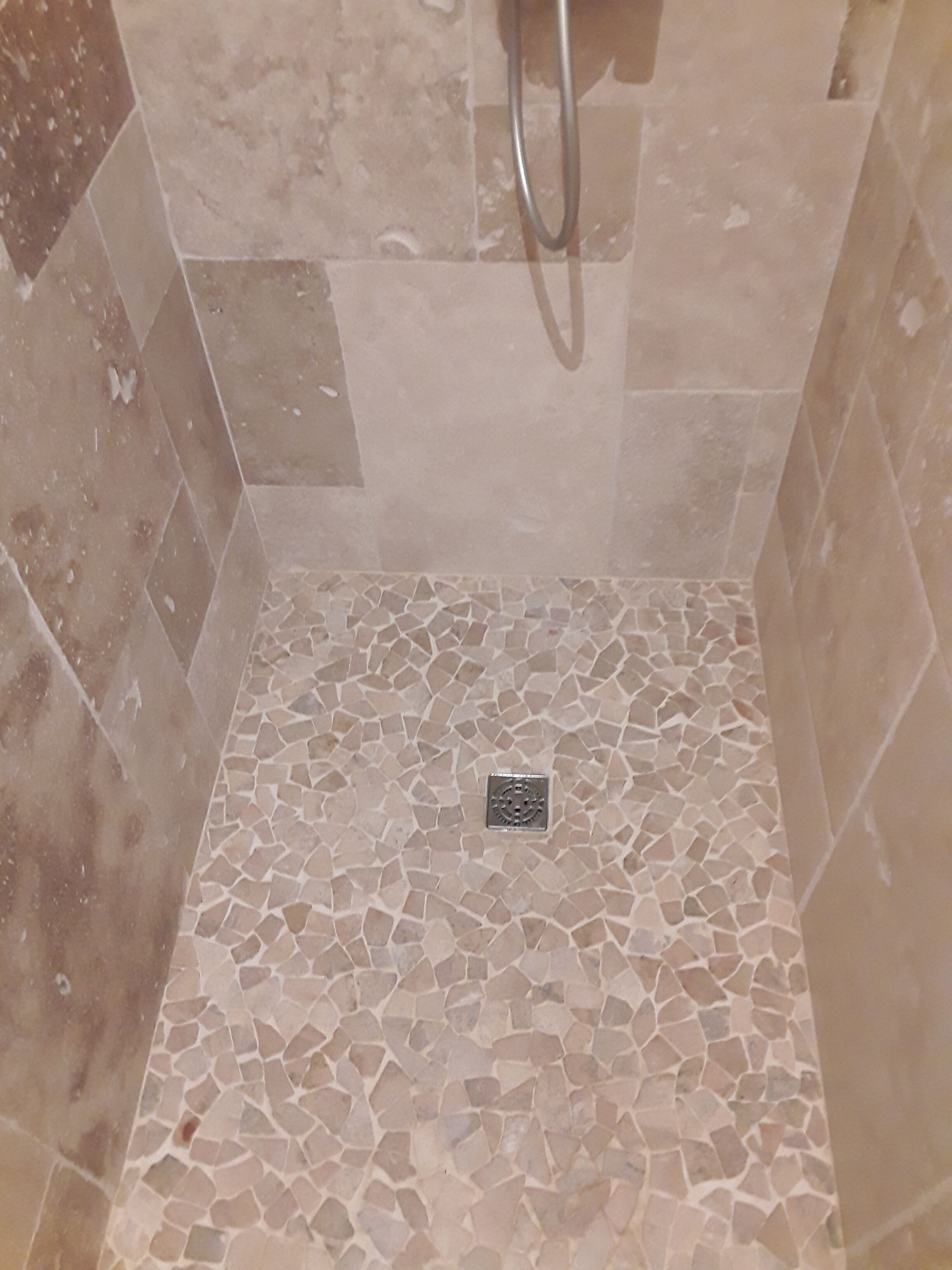 Shower, hair dryer