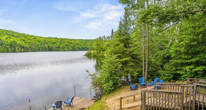 Lakefront 3 makuuhuoneen mökki - vuodepaikkoja 8