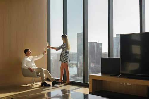 Suite presidencial, 1 cama King size, para no fumadores | Camas con pillow-top, minibar y caja de seguridad en la habitación