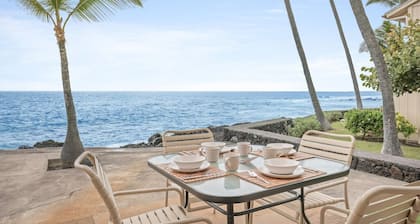 Aloha Condos, Keauhou Kona Surf and Racquet Club, Townhome 187, Oceanfront, AC