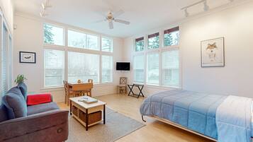 Iron/ironing board, WiFi, bed sheets