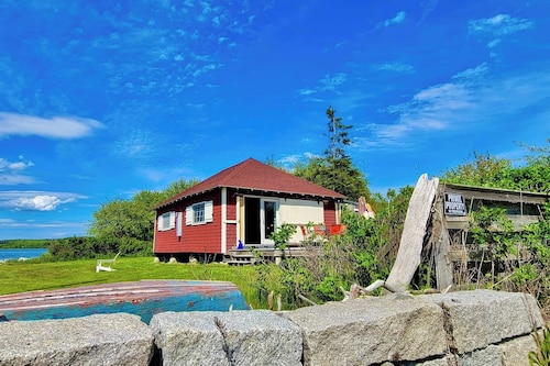 Coastal Waterfront Boat House on Tapley Farm