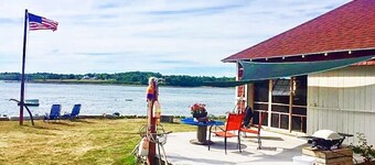 Coastal Waterfront Boat House on Tapley Farm