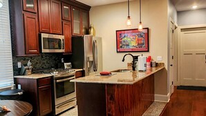Coffee/tea maker, fridge, microwave, oven - Grand Home with views of Street Car
Near French Quarter, Superdome (New Orleans)