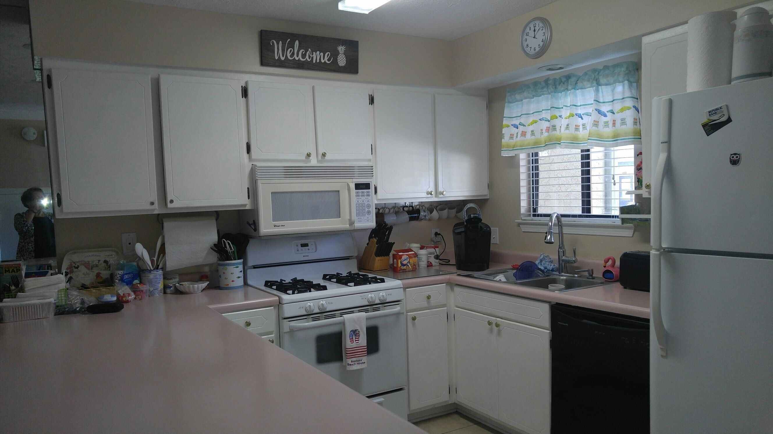 kitchen - with cookware and dinnerware