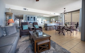 TV, stereo - Coastal 3BR Gulf Front Condo - Phoenix IV 4085 (Orange Beach)
