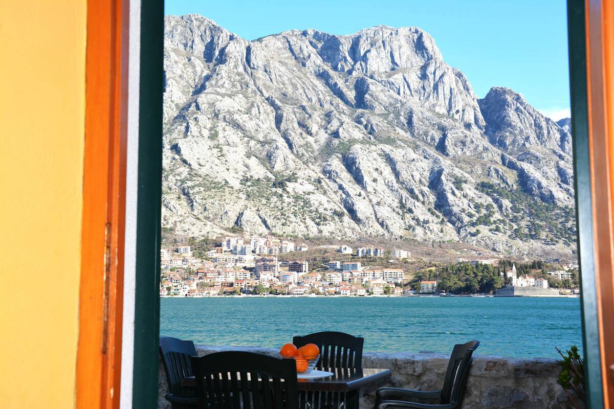 studio, terrace, sea view | view from room