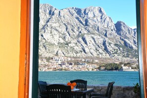 Studio, terrasse, vue mer | Vue de la chambre