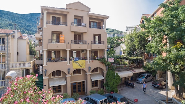 Front of property - evening/night