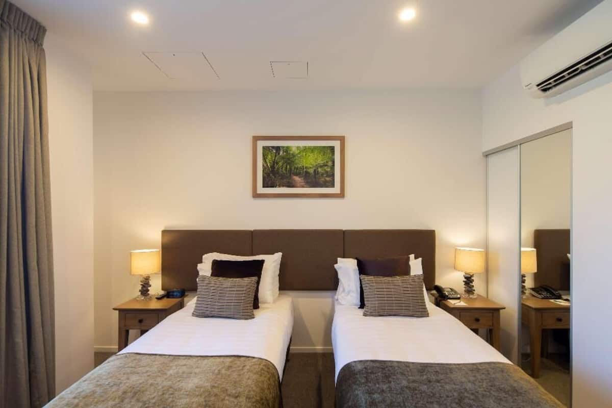 Hypo-allergenic bedding, blackout curtains, soundproofing