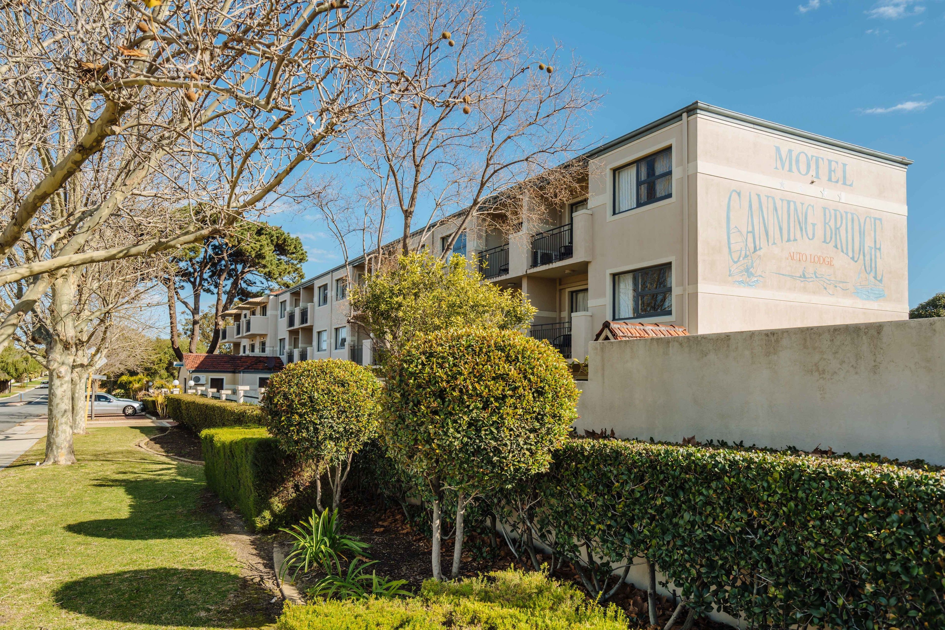 Overnatningsstedets facade