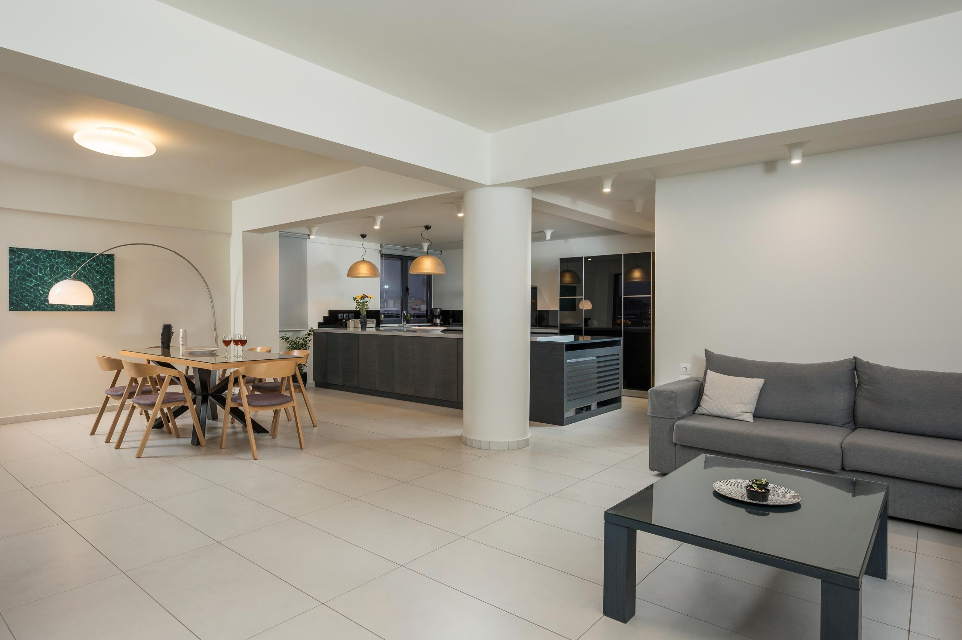 Apartment, 3 Bedrooms | Living area | Flat-screen TV