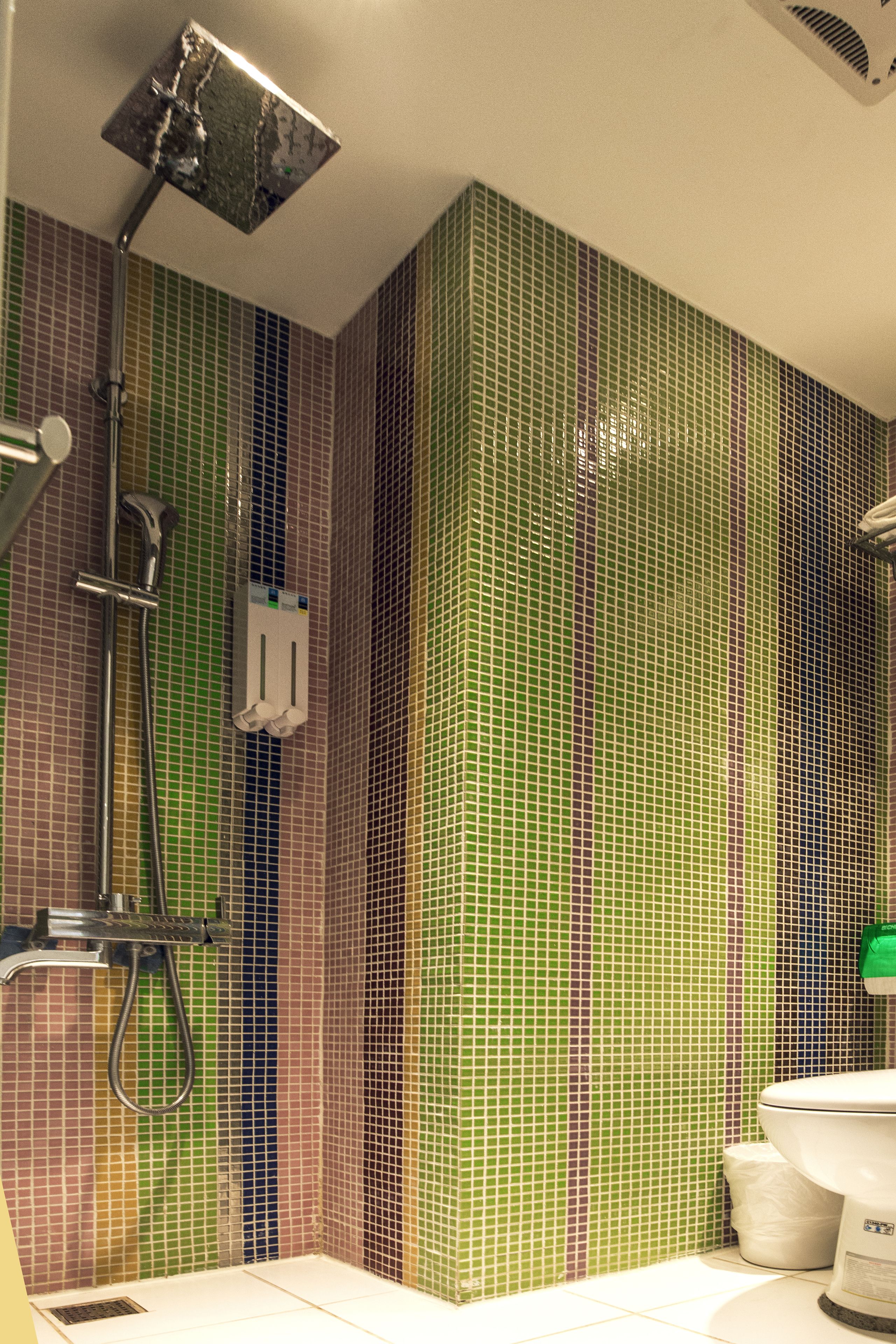 deluxe single room | bathroom | shower, free toiletries, hair dryer, slippers