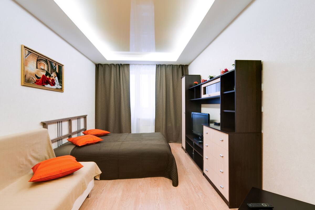 Standard Apartment, 1 Bedroom (2) | 1 bilik tidur, meja, seterika/papan seterika, Wi-fi percuma