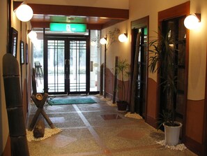 Interior entrance