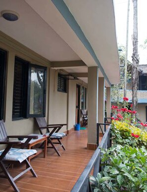 Deluxe Room, 1 Bedroom | Balcony view - Chitwan Tiger Camp (Sauraha)