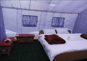 Deluxe Room | Blackout drapes, rollaway beds - Eco Travellers Camp (Leh)