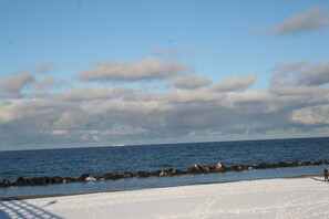 Tæt på stranden