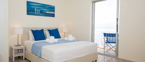 Lejlighed - 2 soveværelser - havudsigt | 2 soveværelser, strygejern/strygebræt, gratis baby-/barnesenge