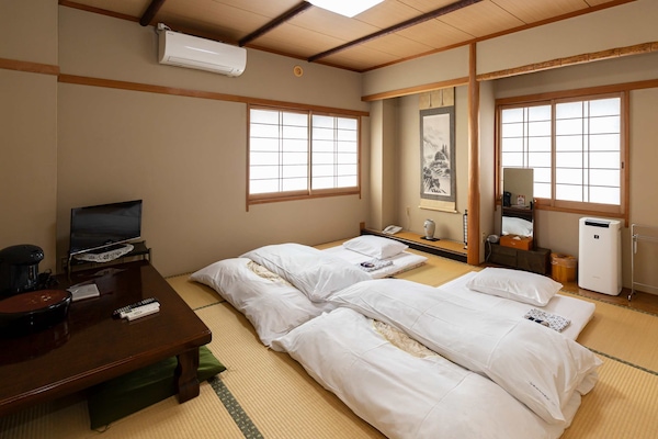 Japanese Style 8Tatami-mats Room, Private Bath, Non Smoking (For additional futon, contact property) | WiFi (free)