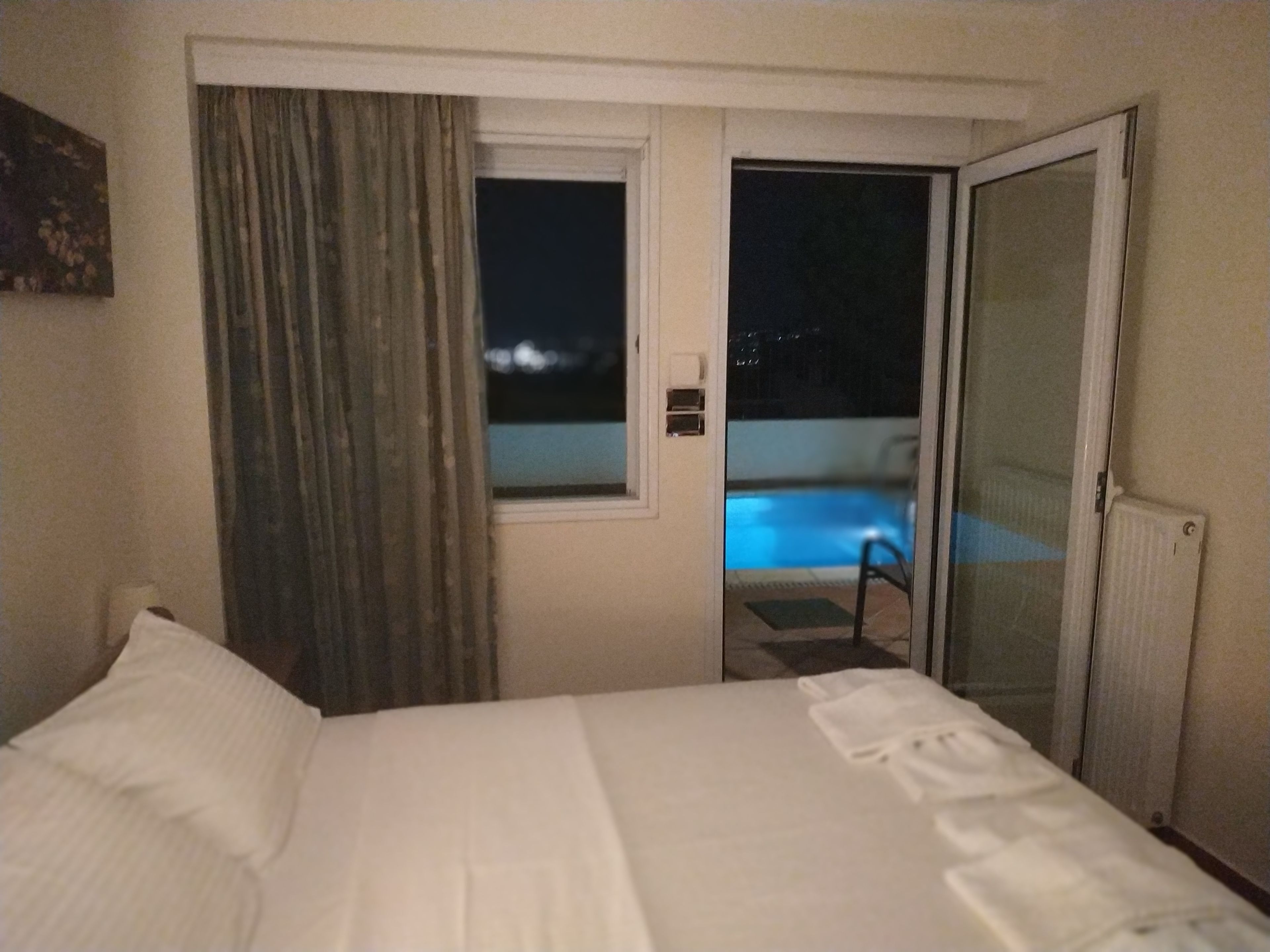Panoramic Villa, 2 Bedrooms, Private Pool, Sea View | 2 bilik tidur, cadar kapas Mesir, peralatan tempat tidur premium 