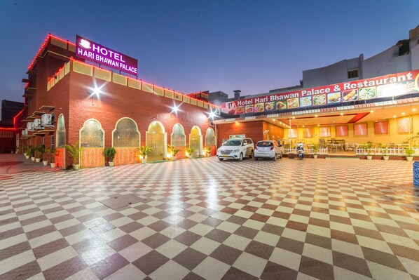 Front of property – evening/night