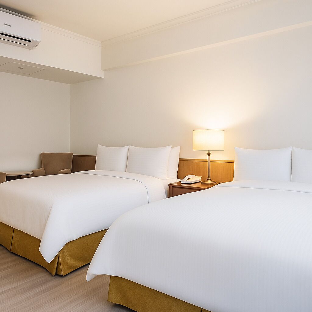 deluxe quadruple room | 1 bedroom, desk, blackout curtains, soundproofing