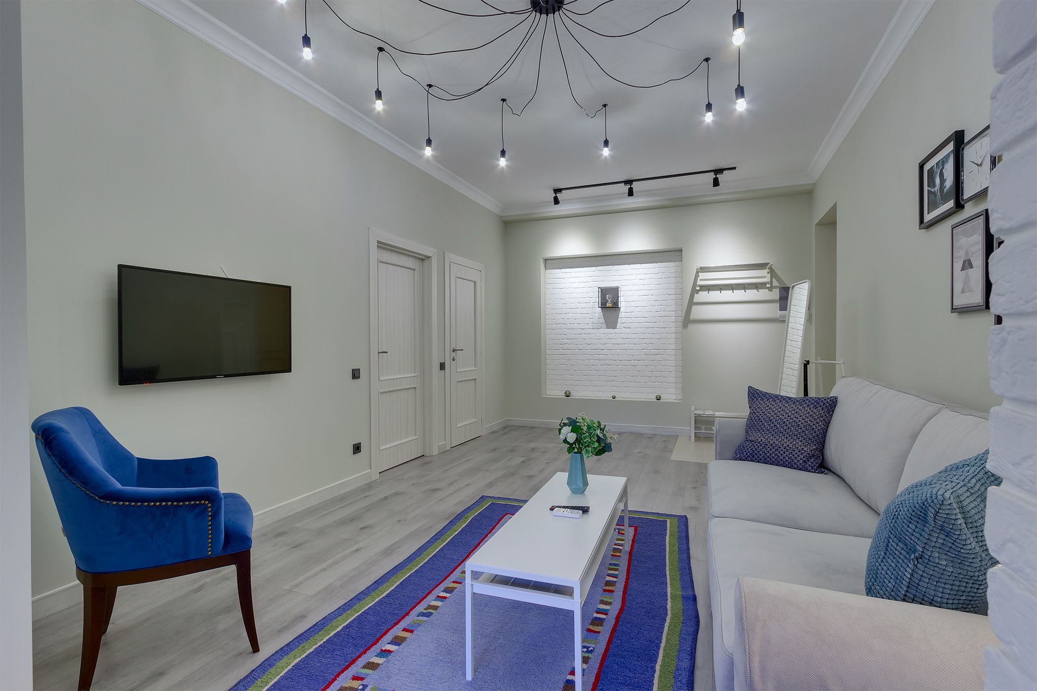 grand apartment, 1 queen bed with sofa bed, courtyard view, ground floor | 1 bedroom, premium bedding, individually decorated