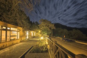 Front of property - evening/night - Guanwu Villa (Taian)