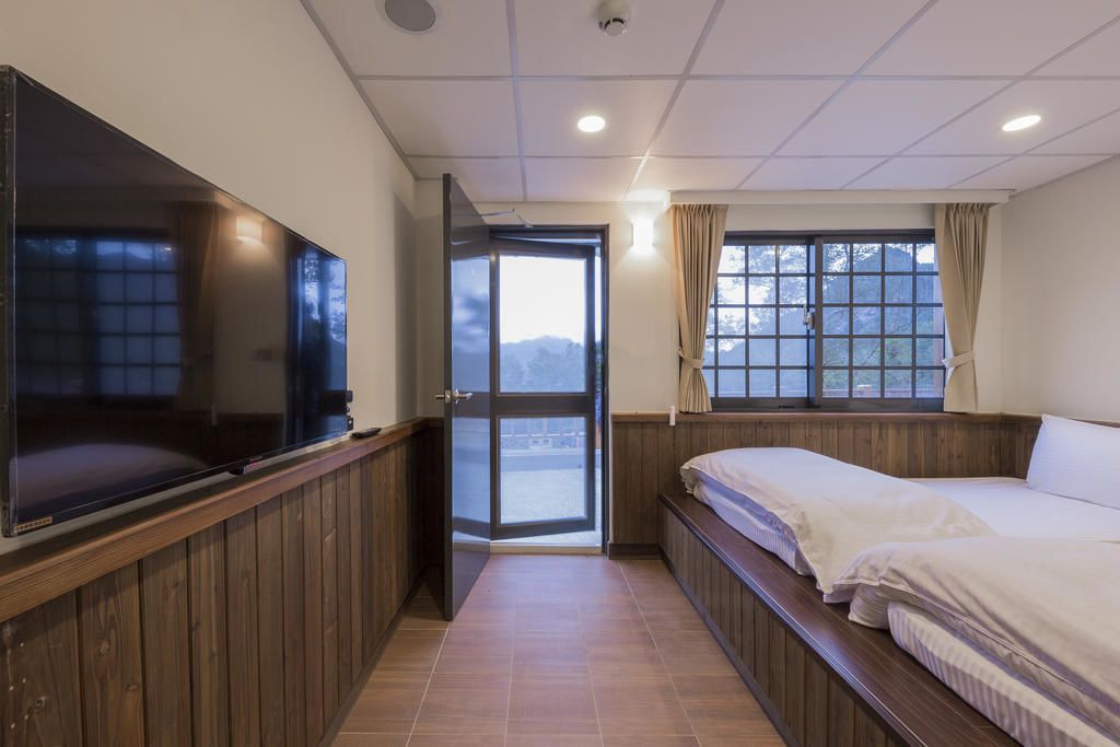 twin room, 2 single beds, private bathroom, mountain view | view from room