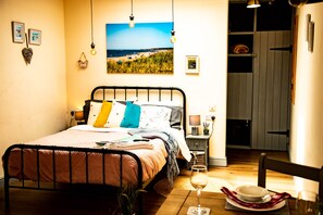 Comfort-Studiosuite, 1 Doppelbett, Blick auf den Innenhof, am Strand