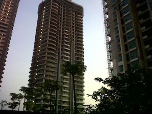 Front of property – evening/night