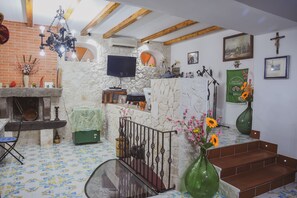Living area - Antico Palmento (Lipari)