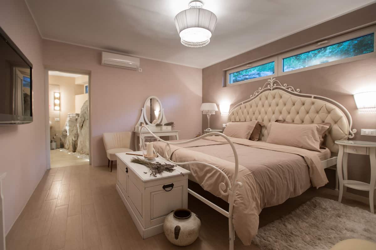 Villa, 2 chambres, terrasse, vue sur la plage | Literie de qualité, coffre-fort, bureau
