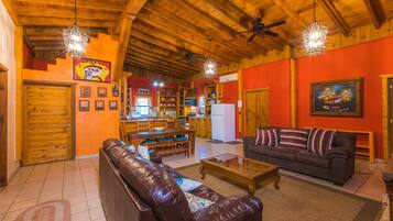 Smart TV, DVD player, books