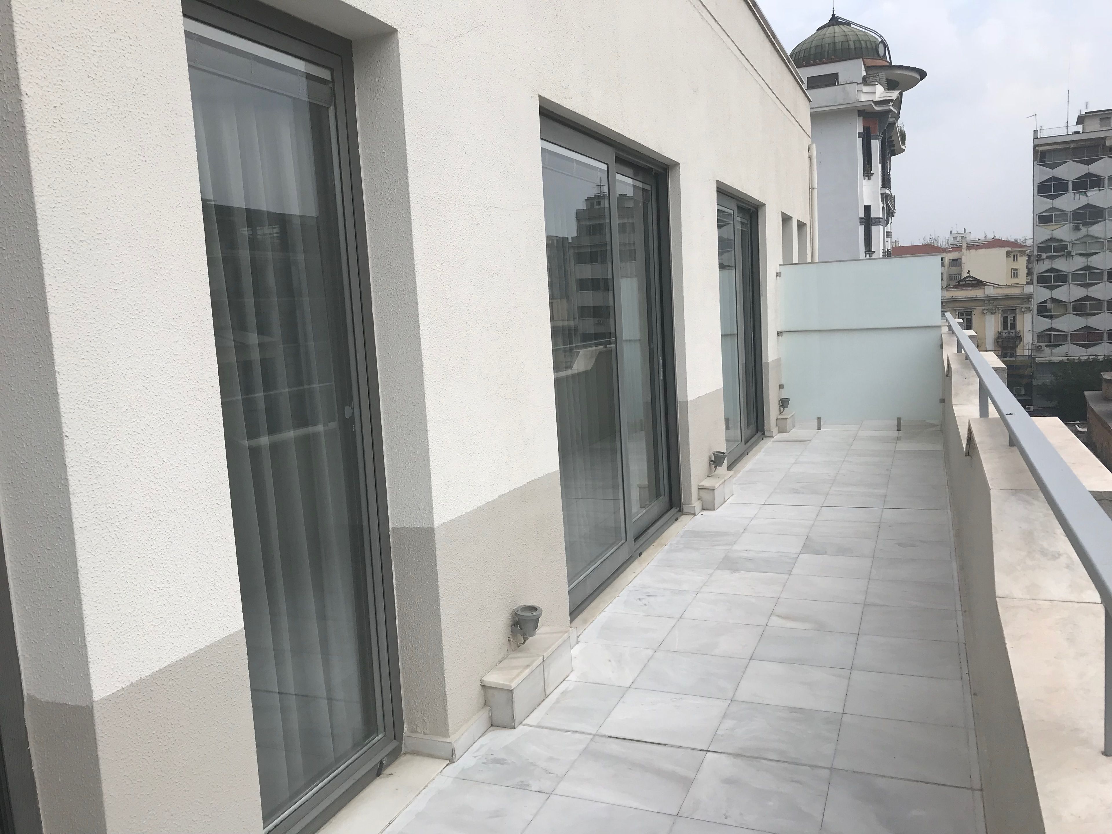 standard suite, 1 queen bed, city view | view from room