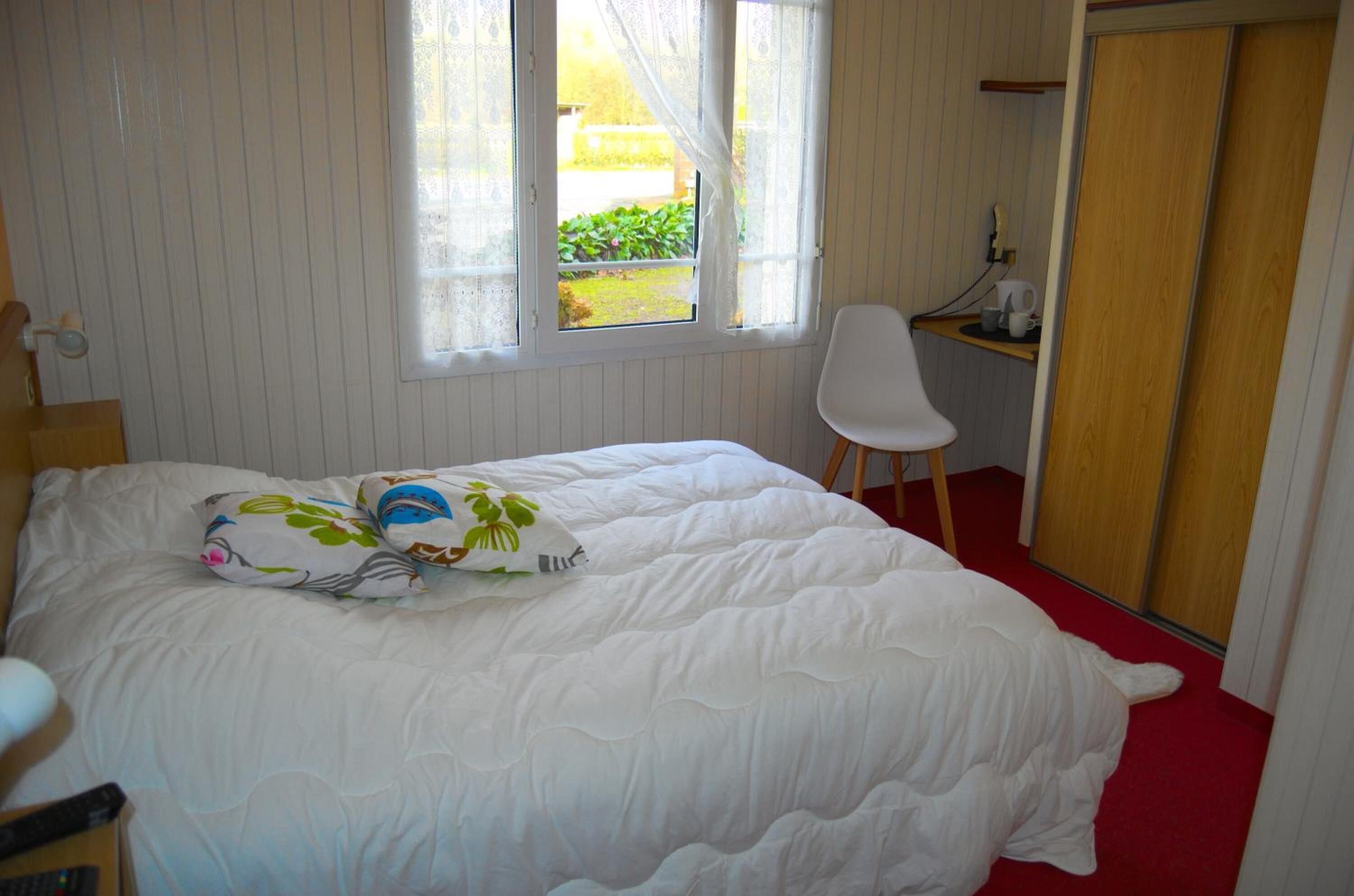 individually decorated, individually furnished, desk, blackout curtains