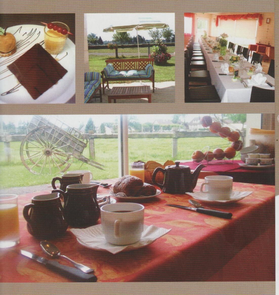 breakfast, lunch and dinner served